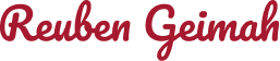 Reuben Geimah signature